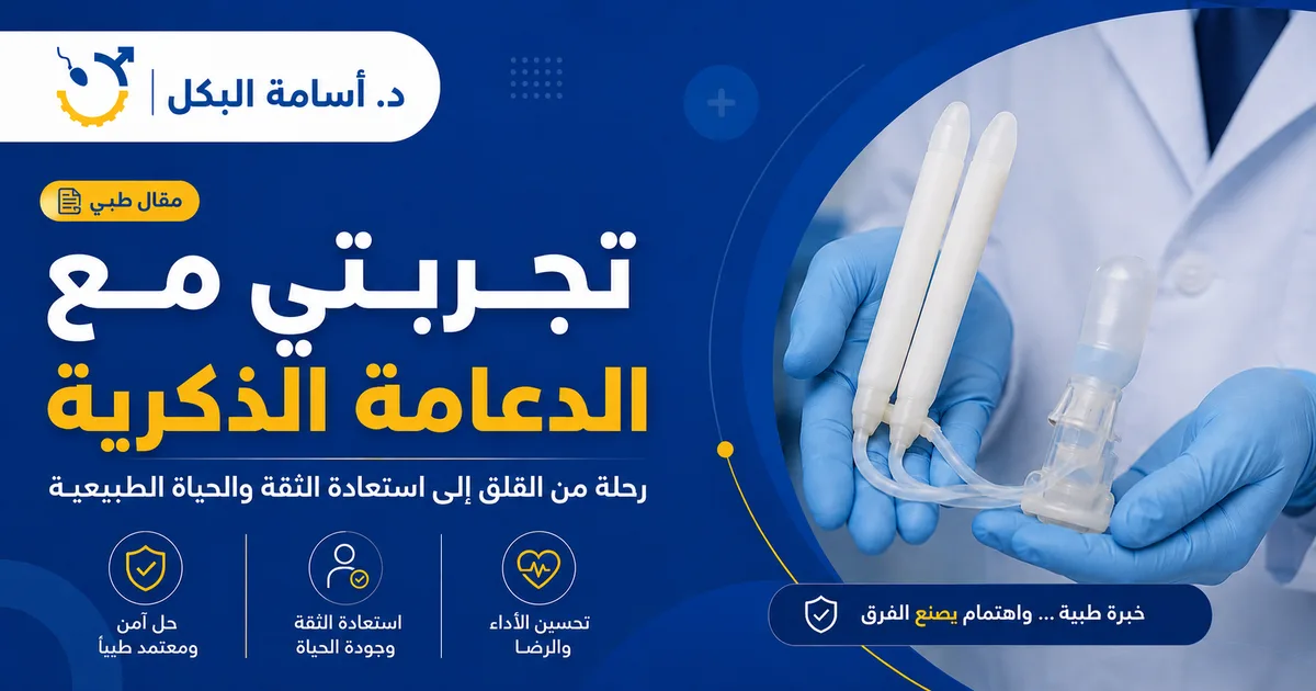 تجربتي مع الدعامة الذكرية في مصر: كيف استعدت حياتي الزوجية؟ (قصص حقيقية 2026)